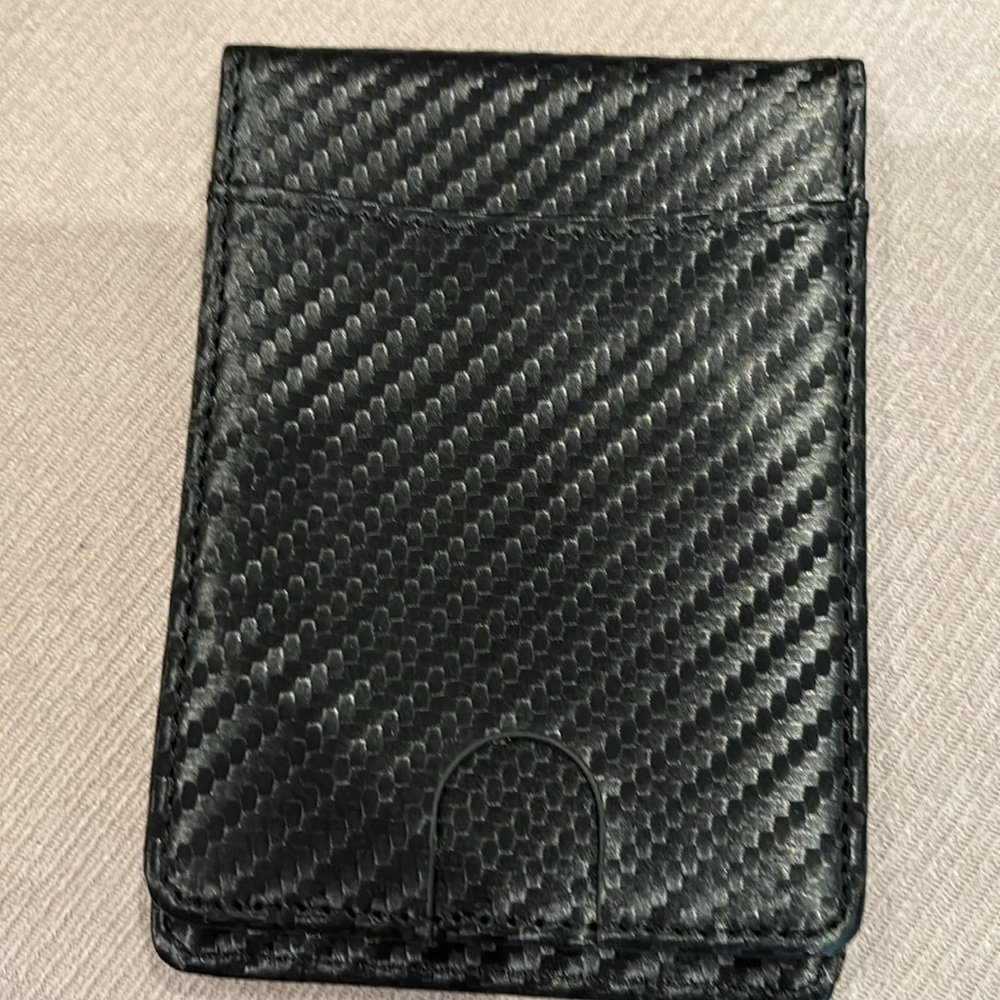 Men’s black wallet NWOT
